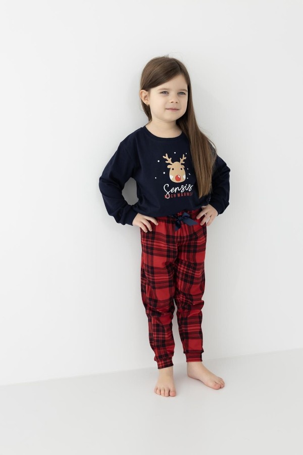 Pyžamo Sensis Lucy Kids Girl dl/r Christmas 134-152