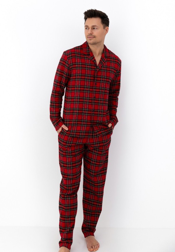 Pyžamo Sensis Philip dl/r M-2XL rozepínací