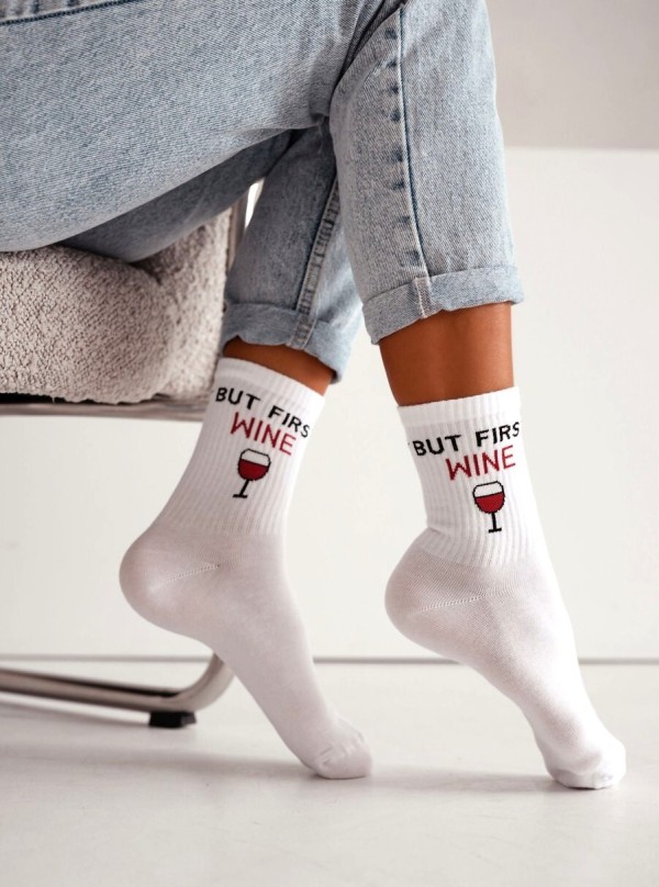 Ponožky Milena 0200-240 But First Wine 37-41