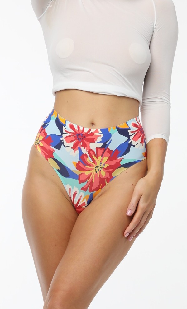 Kalhotky Julimex Flower Folk Simple Brasil Maxi S-2XL