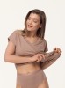 Pyžamové triko Mefemi Mix&Match Mila PG71 S-2XL moka #3