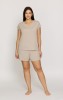 Pyžamové šortky Mefemi Mix&Match Mila PDI1 S-2XL béžové #4