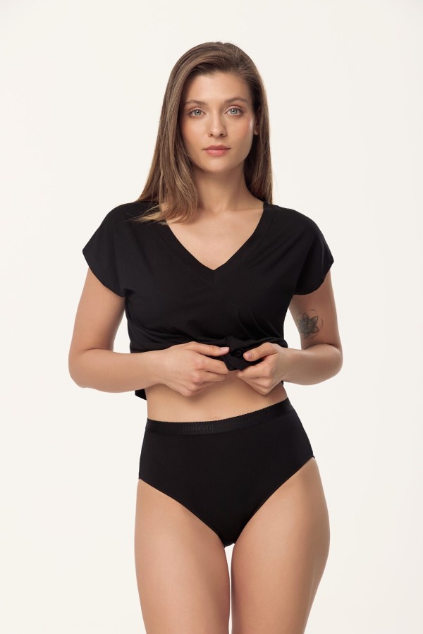 Kalhotky Mefemi Mila DW50 S-2XL černá