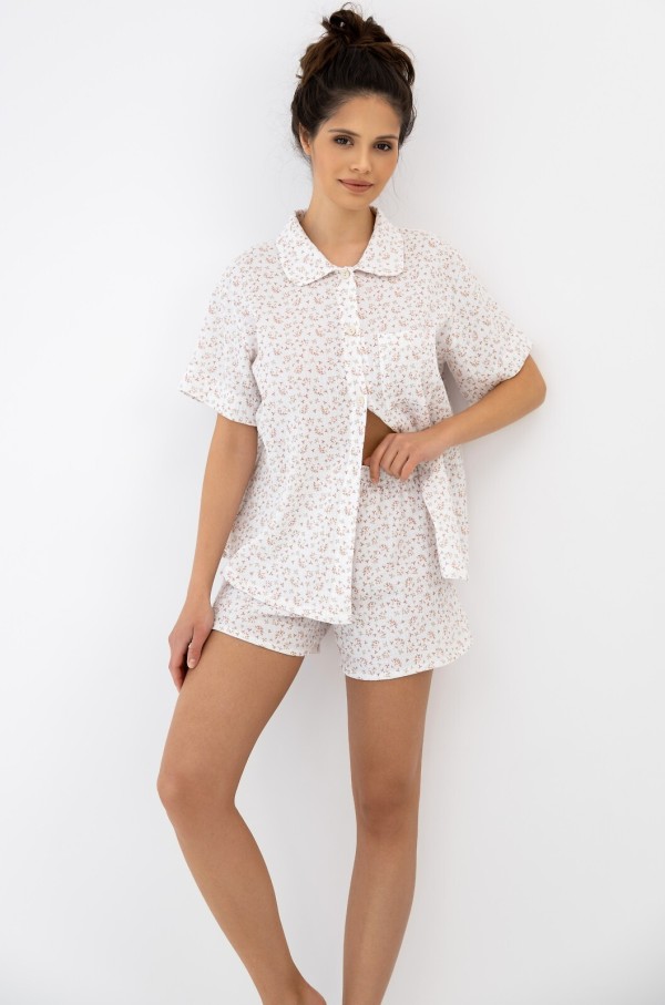 Pyžamo Sensis Nayla kr/r S-XL rozepínací