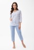 Pyžamo Luna 1305 7/8 M-XL L26 rozepínací #2