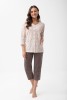 Pyžamo Luna 1305 7/8 2XL-3XL L26 rozepínací #2