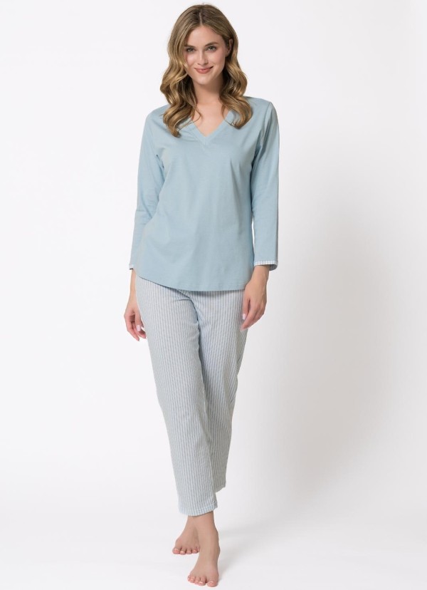Pyžamo Leveza 1767 Anita 7/8 M-2XL