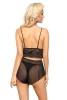 Komplet top a stringi Donna Natalie černý #2
