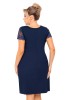 Košilka Donna Livia Plus Size tmavě modrá #2