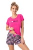 Pyžamo Donna Sleep short bavlna fuchsia kr/r #3