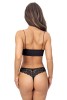 Stringi Donna 245 s krajkou černé #3