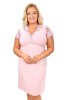 Košilka Donna Sonia Plus Size pudrově růžová #2