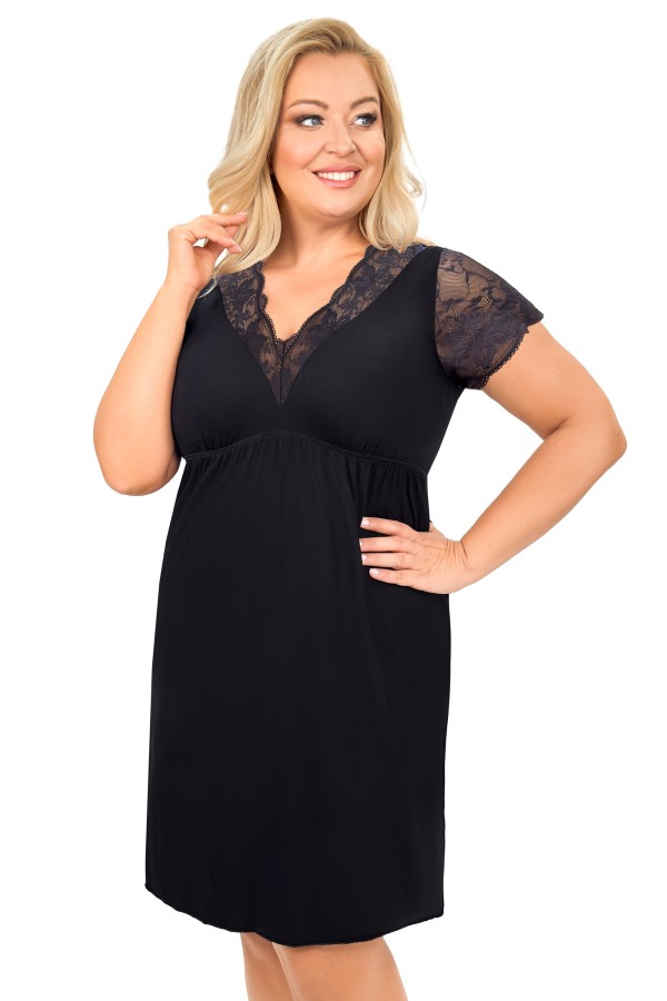 Košilka Donna Sonia Plus Size černá