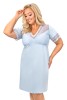 Košilka Donna Linda plus size světle modrá #2