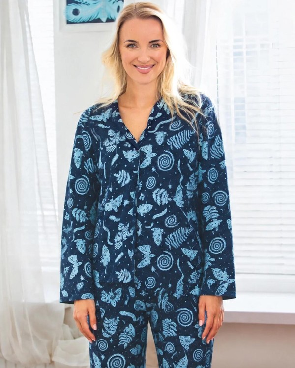 Pyžamo Key LNS 533 dl/r S-XL rozepínací