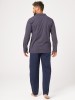 Pyžamo Key MNS 913 B26 dl/r 3-4XL rozepínací #2