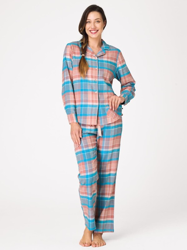 Pyžamo Key LNS 435 B26 dl/r S-XL rozepínací