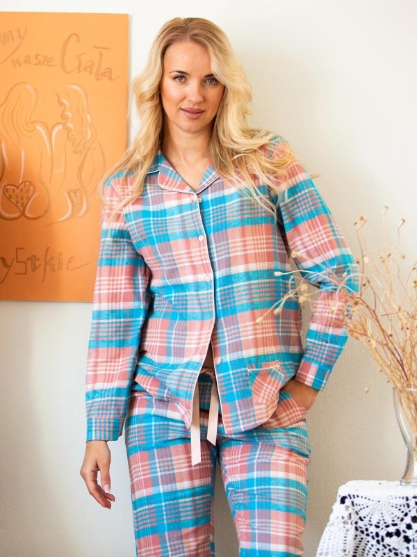 Pyžamo Key LNS 435 B26 dl/r S-XL rozepínací