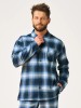 Pyžamo Key MNS 432 B26 dl/r 3XL-4XL rozepínací #3
