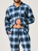 Pyžamo Key MNS 432 B26 dl/r 3XL-4XL rozepínací #5