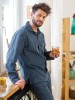 Pyžamo Key MNS 912 B26 dl/r 3XL-4XL rozepínací #2