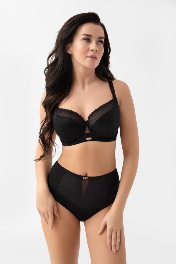 Kalhotky Gorsenia F021 Dotti černé S-4XL