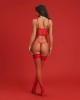 Korzet Obsessive Gifty Red Corset S-3XL #2