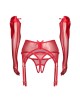Komplet Obsessive Gifty Red 3-PCS S-XL #3
