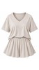 Pyžamo Luna 1313 S-XL kr/r Beż #4