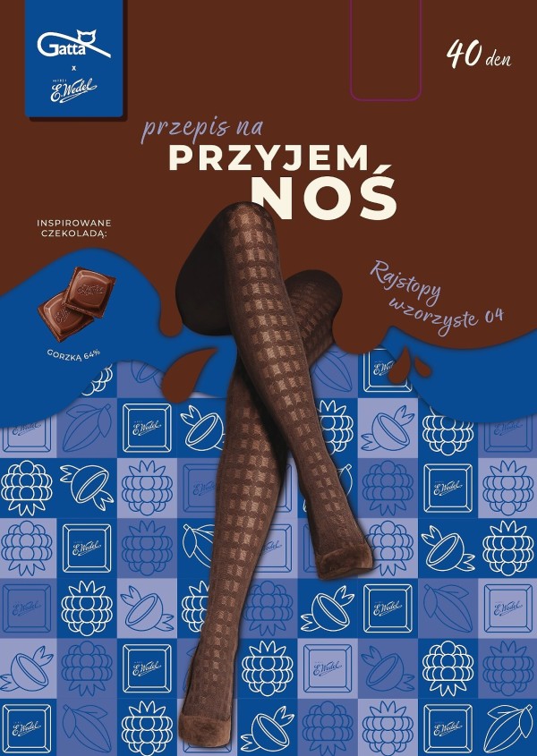 Punčocháče Gatta Wedel wz.04 40 den 2-4