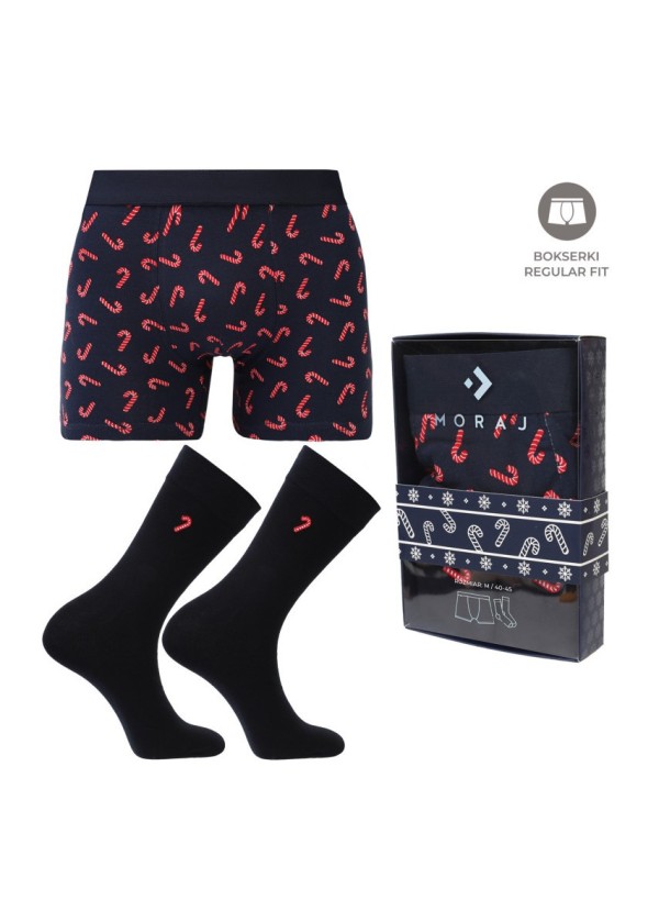 Komplet Ponožky Boxerky Moraj MBS1800-008 M-2XL