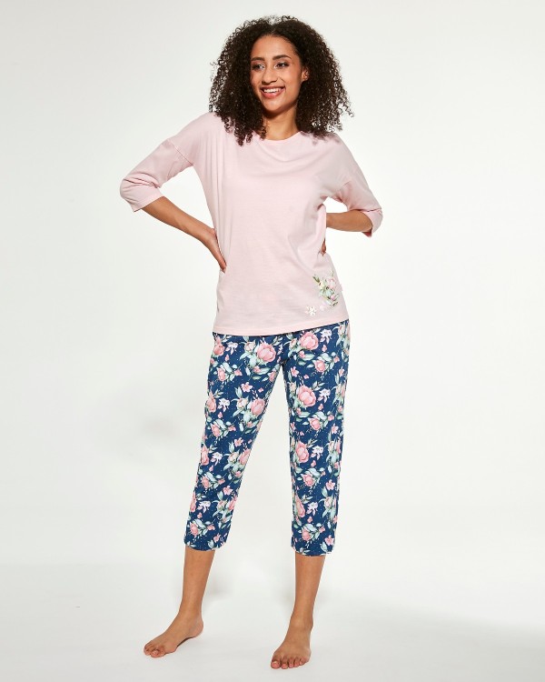 Pyžamo Cornette 463/288 3/4 Flower S-2XL