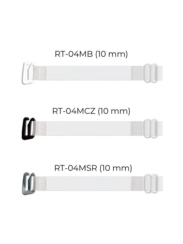 Ramínko silikonové Julimex s kovoyým háčkem 10mm RT 04