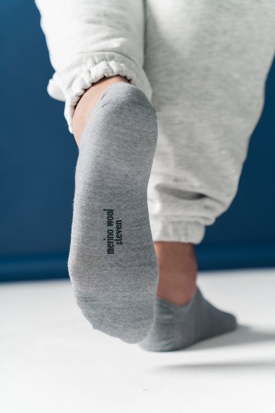 Kotníkové ponožky Steven art.130 Natural Merino Wool pánské 41-46