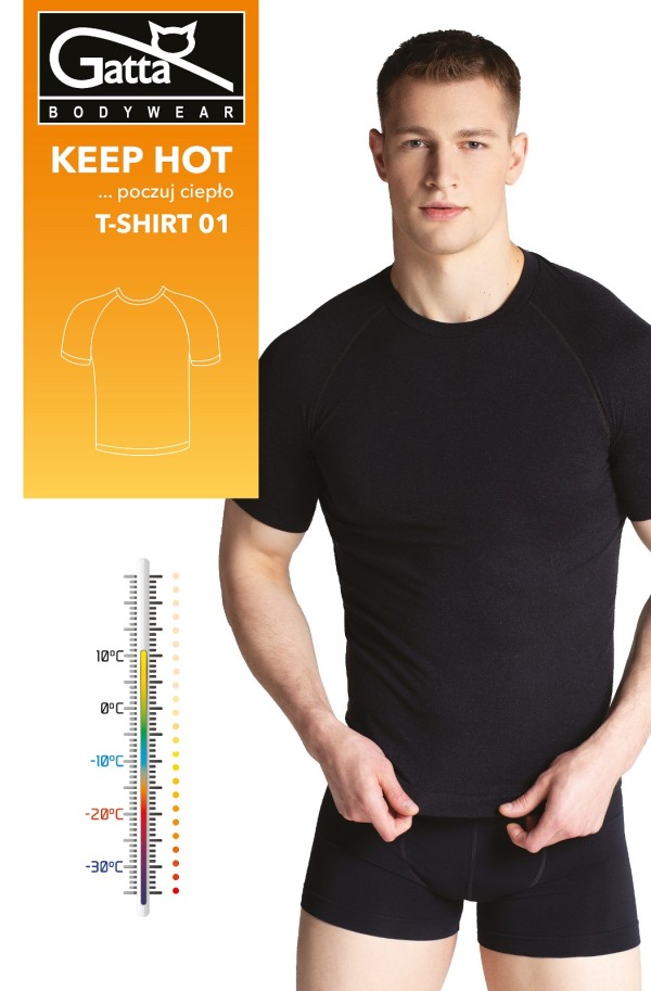 Termo triko s krátkým rukávem Gatta 43028 Keep Hot T-Shirt 01 Men M-2XL