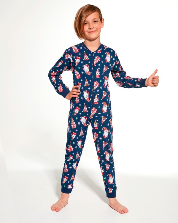 Overal Cornette Kids Boy 185/138 Gnomes 2 86-128 Merry Christmas