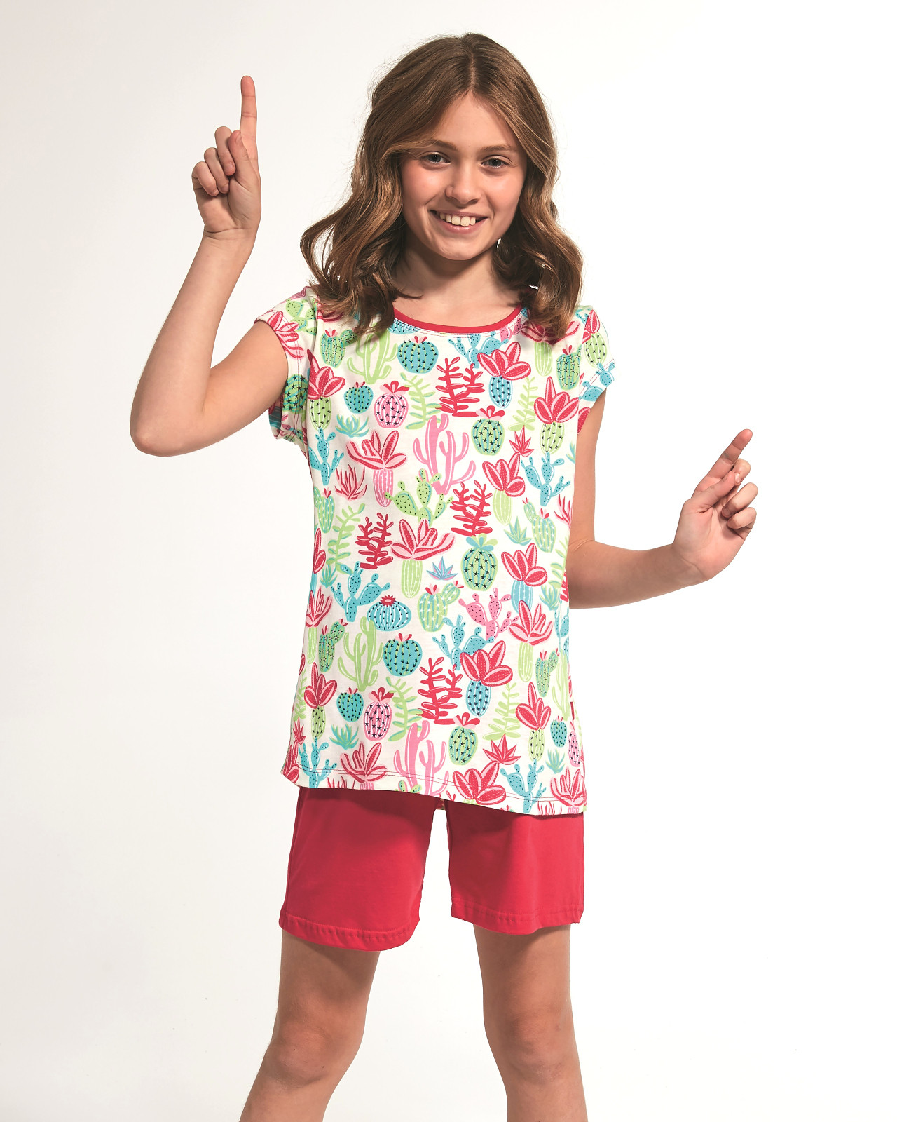 Pyžamo Cornette Kids Girl 357/79 Cactus kr/r 86-128