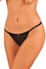 Tanga Obsessive Celia Noir Crotchless Thong #3