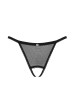 Tanga Obsessive Celia Noir Crotchless Thong #5