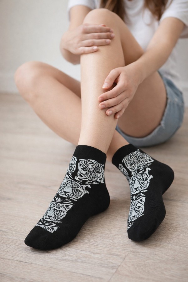 Ponožky Noviti SB025 Tygr lurex 35-42