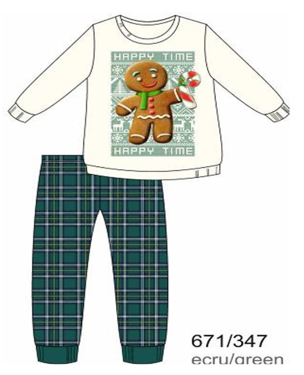 Pyžamo Cornette 592/171 Cookie 3 Merry Christmas