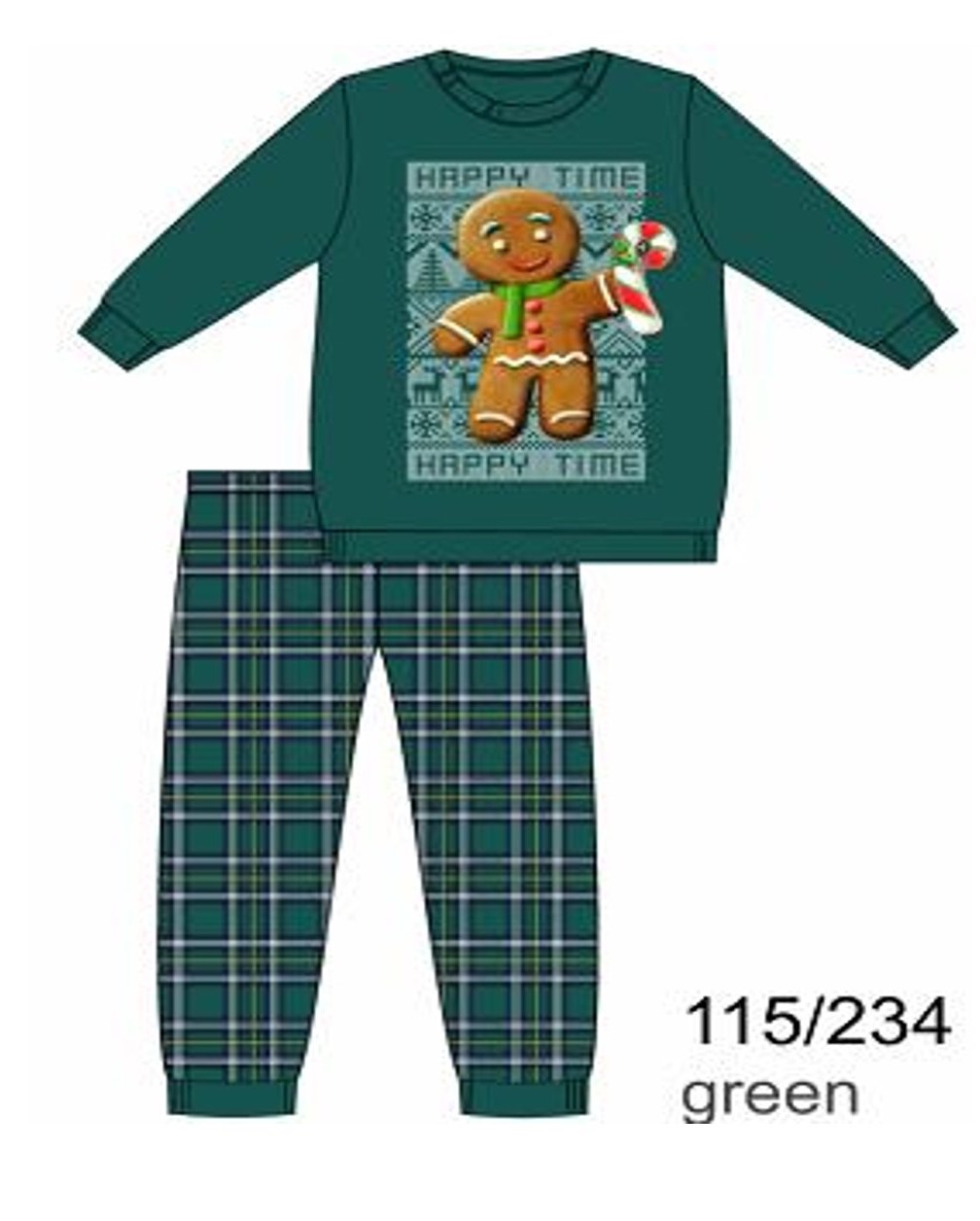 Pyžamo Cornette 593/153 Cookie 4 Merry Christmas