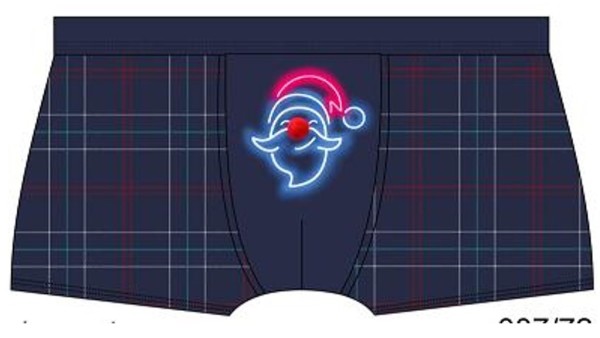 Boxerky Cornette 007/72 Santa Merry Christmas doprodej