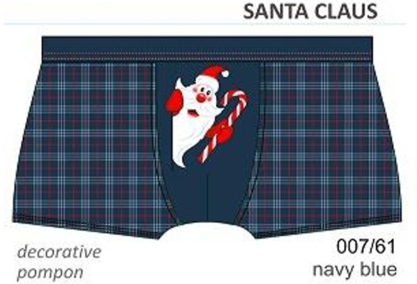 Boxerky Cornette 007/61 Santa Claus Merry Christmas