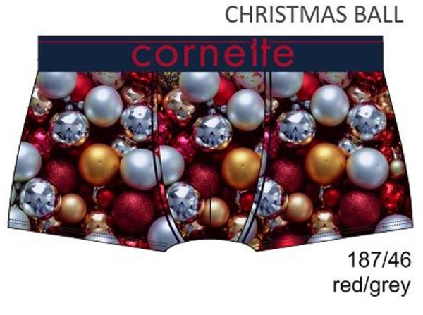 Boxerky Cornette 187/46 Christmas Ball Merry Christmas