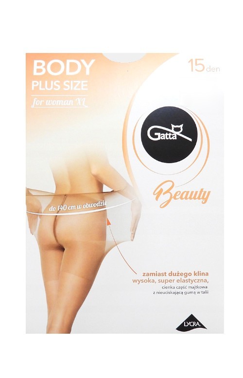 Punčocháče Gatta Body Plus Size for Woman XL 15 DEN 2-6