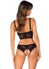 Komplet Obsessive Chic Amoria Crotchless Set XS-2XL #2