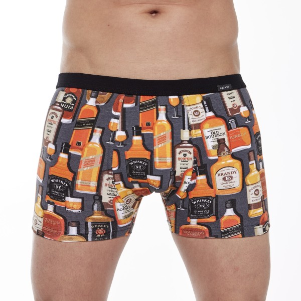 Boxerky Cornette Tattoo 280/228 Whiskey 3 M-XXL